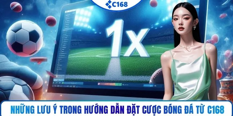 Những lưu ý trong hướng dẫn đặt cược bóng đá từ C168